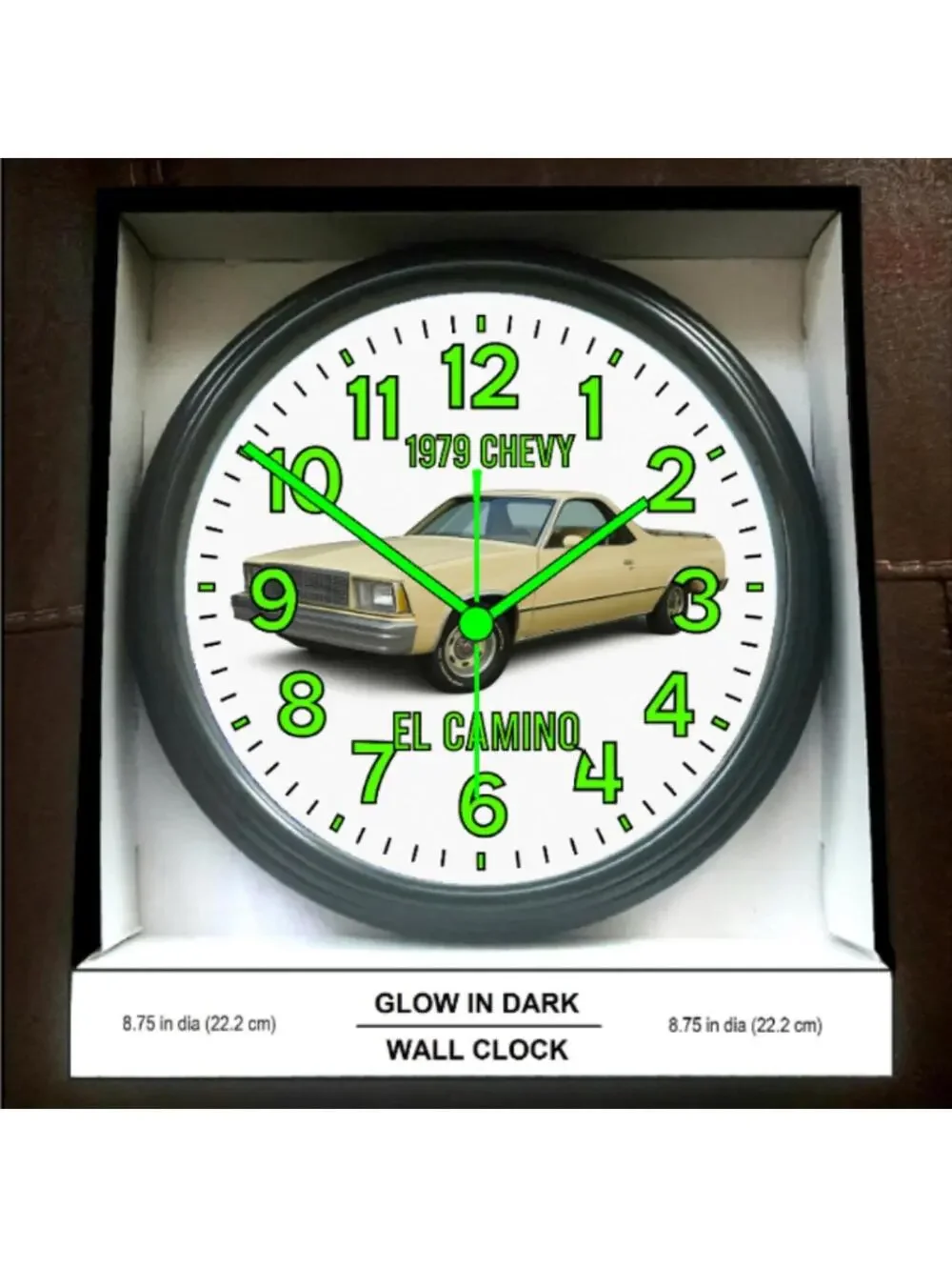 1979 Chevy El Camino Glow In The Dark Wall Clock New!